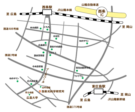 西条周辺地図